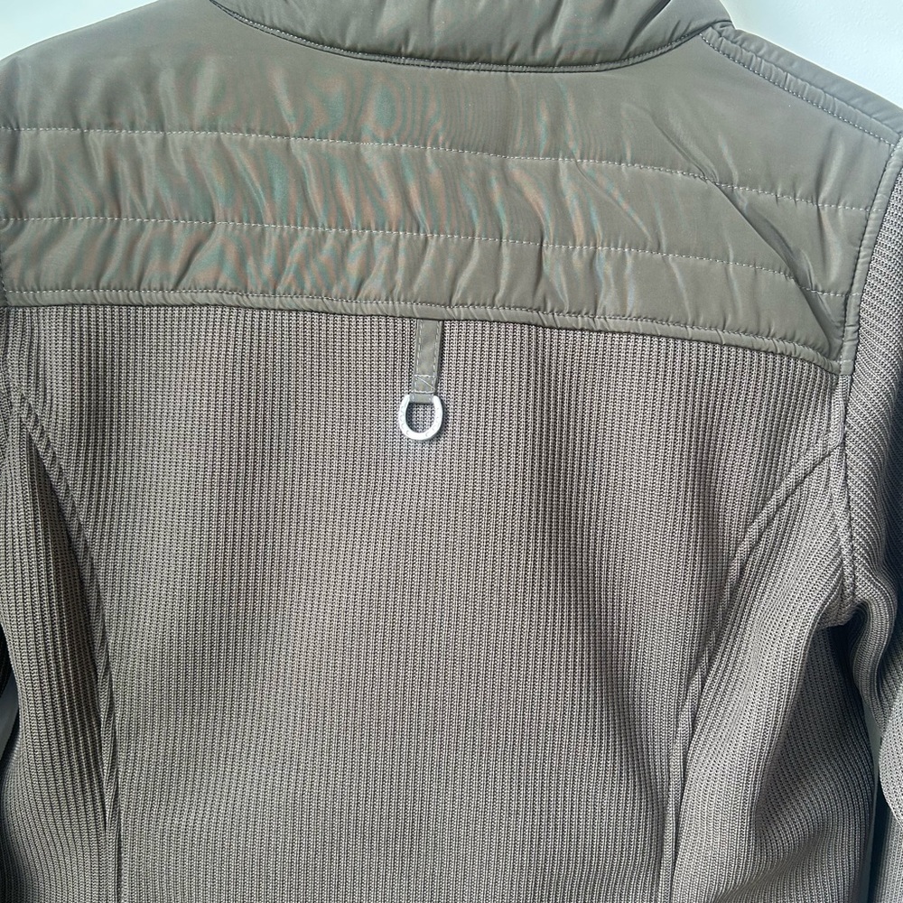 Ariat Women’s AriatTEK Cold Series Kalispell Sweater Brown Zip Sweater Jacket - Picture 4 of 11